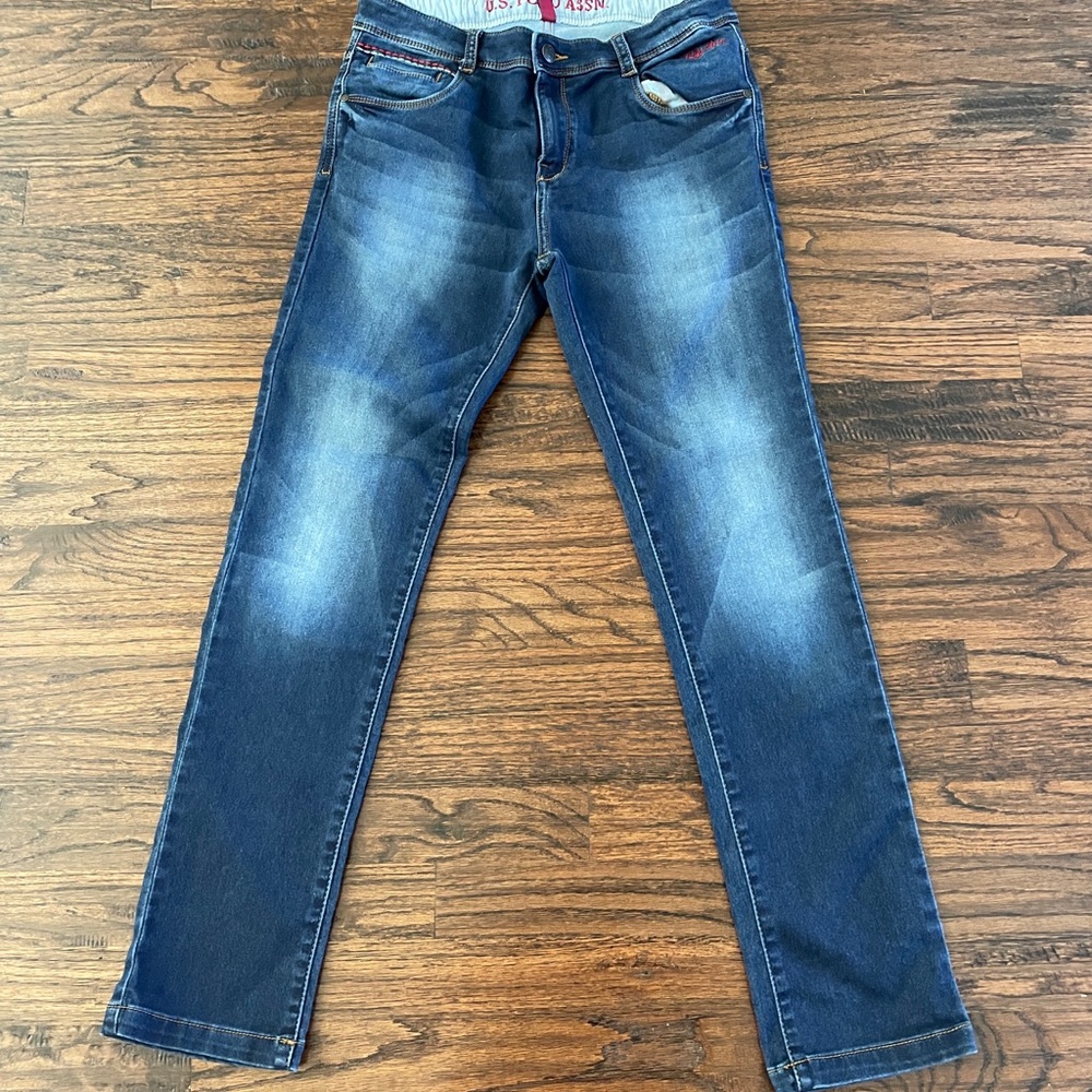U.S. Polo Assn. Faded Blue Kids Jeans